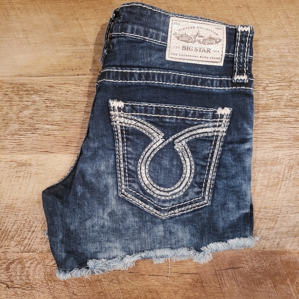 Big Star 'Liv' cut off jean shorts